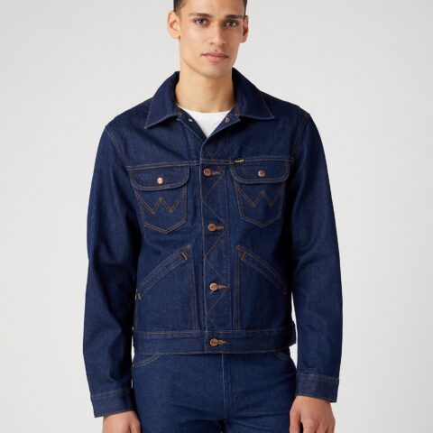 Wrangler INDIGOOD ICONS 124MJ WESTERN JACKET IN RINSE