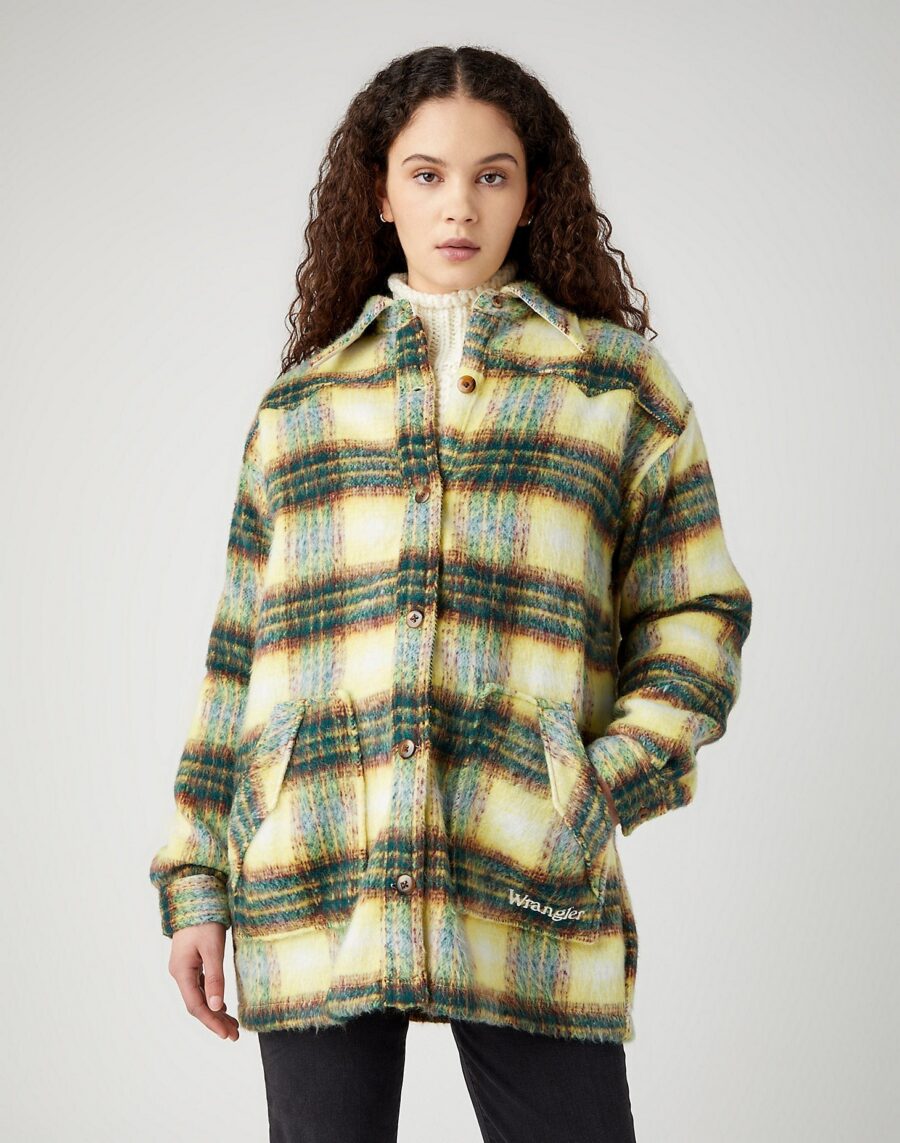 Wrangler OVERSIZED WESTERN JACKET IN ZEST