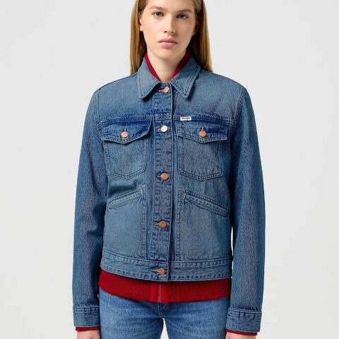 Wrangler REGULAR HERITAGE JACKET IN MID STONE