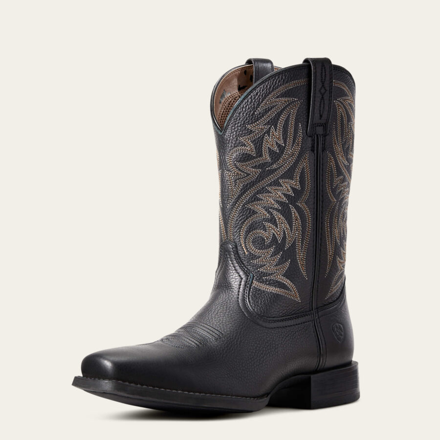 Kowbojki męskie Ariat Sport Herdsman Black Deertan