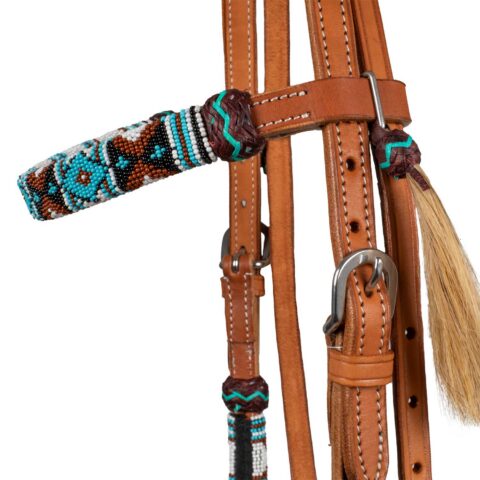 Ogłowie westernowe Navajo Pearls Pool's