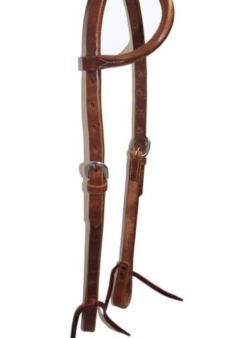Ogłowie na jedno ucho Heavy Harness Leather