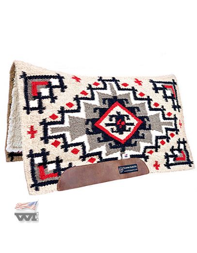 Pad westernowy Phoenix Red & Beige