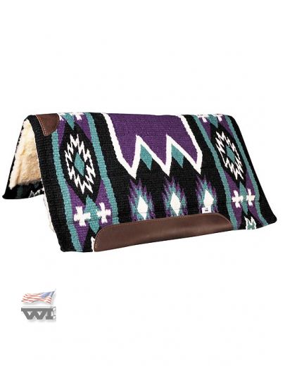 Pad westernowy Dakota Fiolet & Black