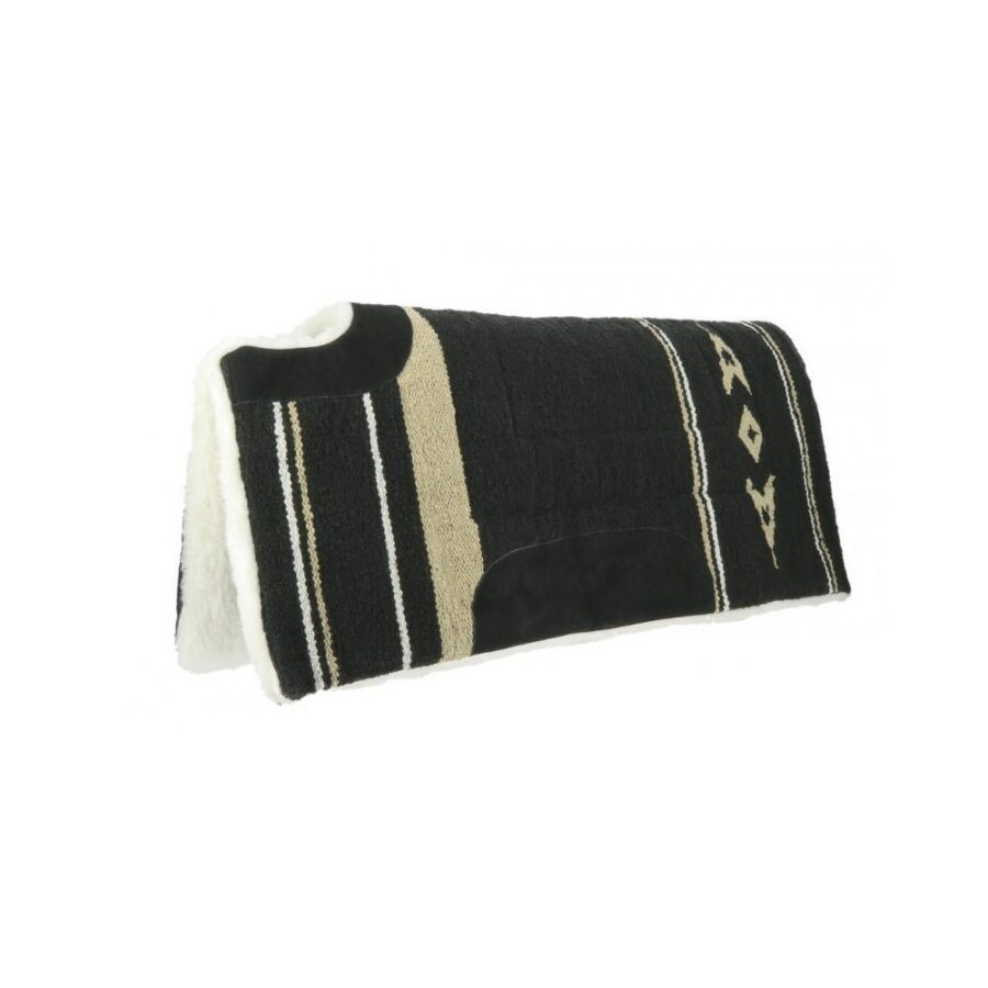 Pad westernowy Navajo gullet czarny