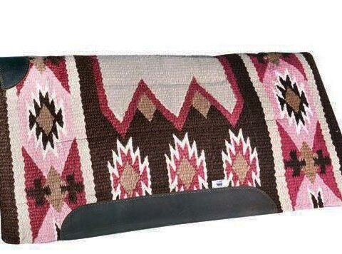 Pad Westernowy Dakota Rose- Chocolate