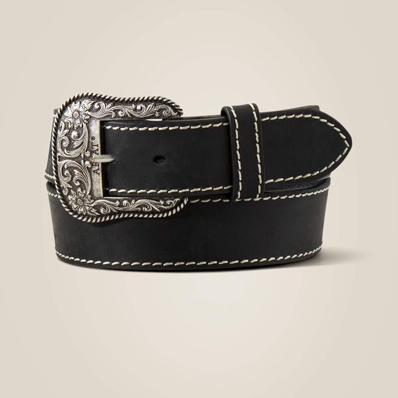 Pasek Ariat Accent Stitch Czarny