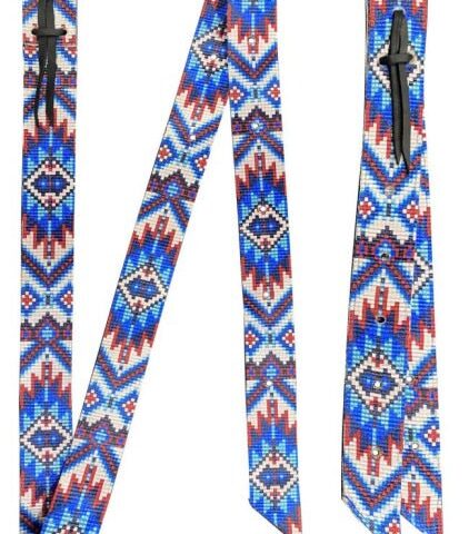 Tie Strap & Off Billet Aztec Blue - komplet