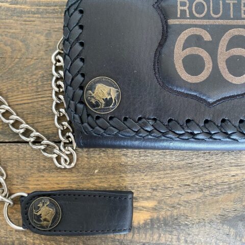 Portfel skórzany route 66- różne kolory
