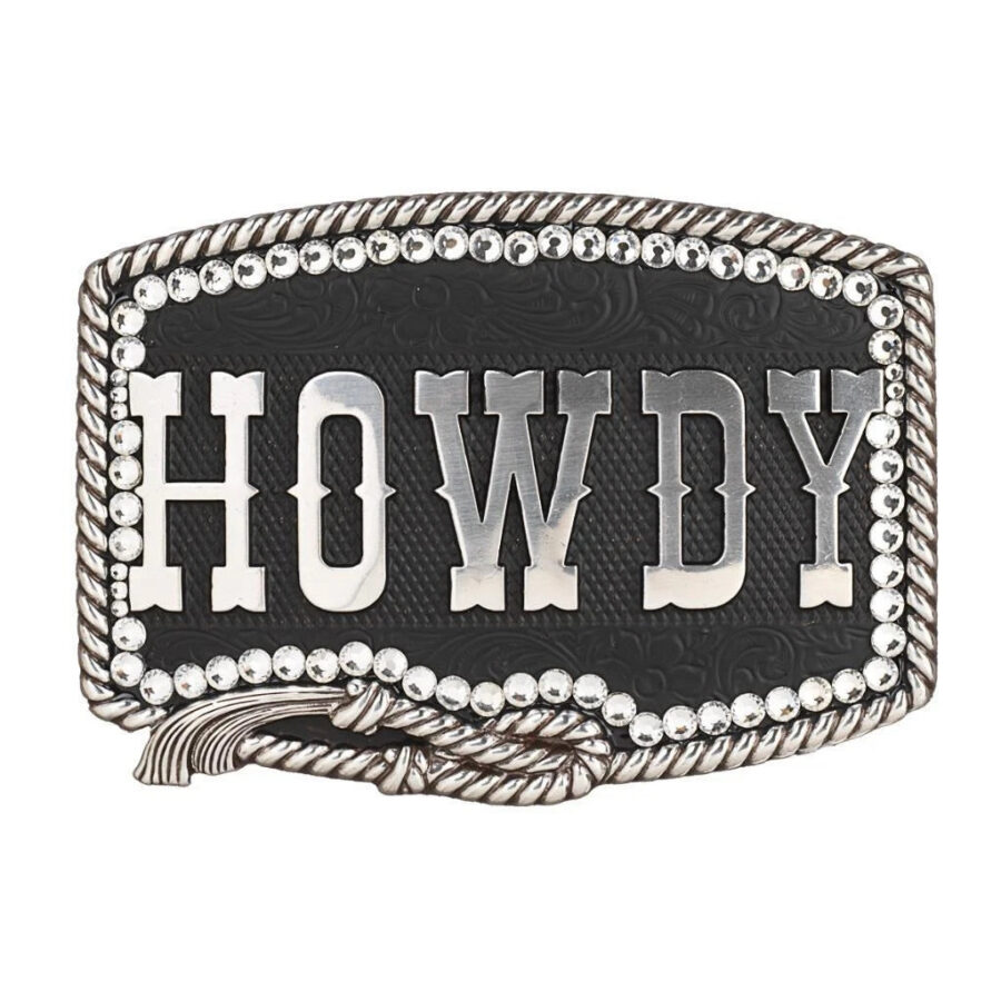 Klamra Blazin Roxx Howdy Silver