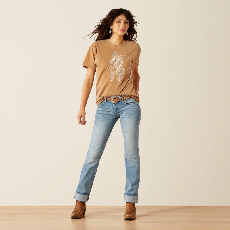 Ariat Mid Rise Alessia Straight Leg