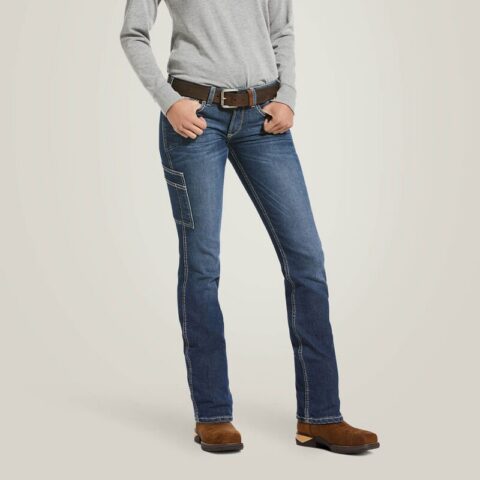 Ariat Rebar DuraStretch Riveter Straight NIGHTRIDE