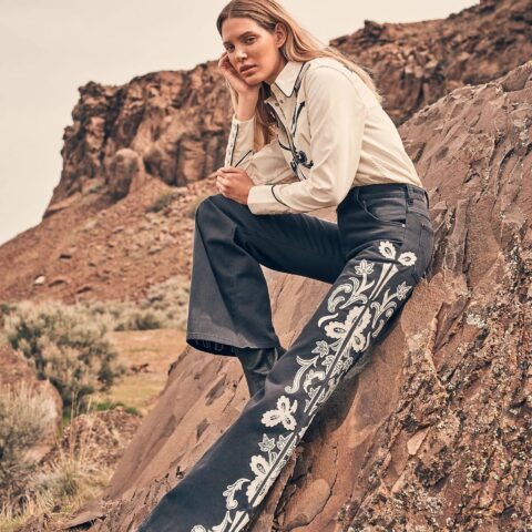 Wrangler 70S Flare Dark Navy
