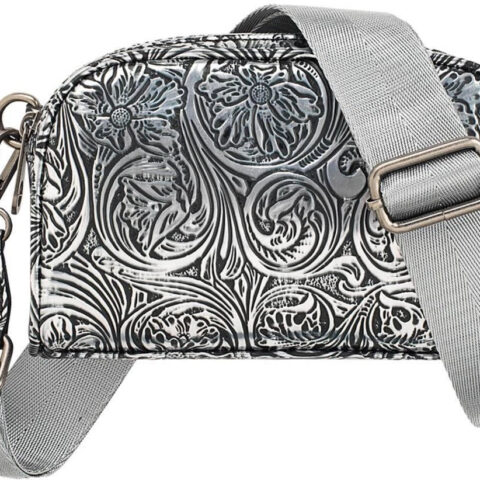Torebka damska Nocona Western Ava Belt Bag - Floral Silver