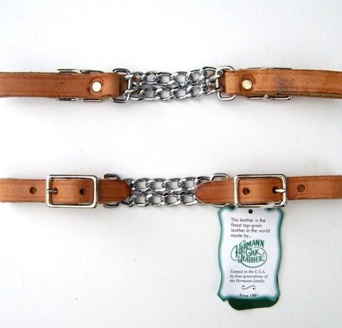 Pasek do wędzidła łańcuszek Herman Oak Leather